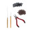 1 Set Of Hair Extension Tool Kit Clamp Hook Pull Pin (Brown) 1