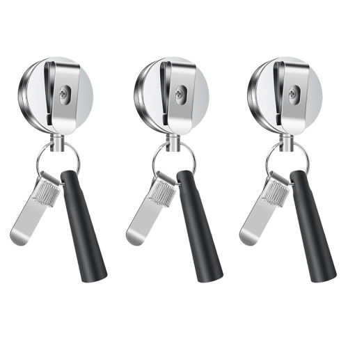 1 Pack Heavy Duty Retractable Pull Pen Pencil Holder Universal