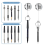 1 Pack Heavy Duty Retractable Pull Pen Pencil Holder Universal 7