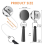 1 Pack Heavy Duty Retractable Pull Pen Pencil Holder Universal 4