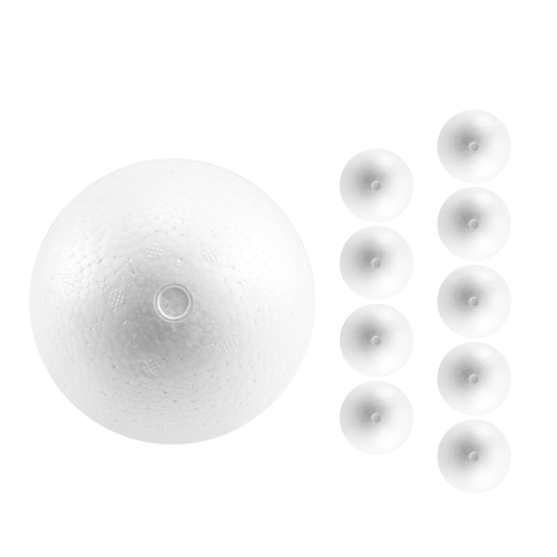 10 x Polystyrene Foam Ball Sphere 10cm---White 1