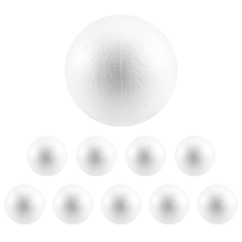 10 x Polystyrene Foam Ball Sphere 10cm---White
