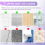 10er-Pack wiederverwendbare Klebehaken, transparente Schwerlast-Wandhaken 7