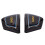 1 Pair Right & Left Frame Covers Panels For Motorcycle Red 2