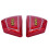 1 Pair Right & Left Frame Covers Panels For Motorcycle Red 7
