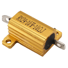 Resistores de fio enrolado com caixa de metal e alumínio de 10 Ohms, 10R e 10W Watts
