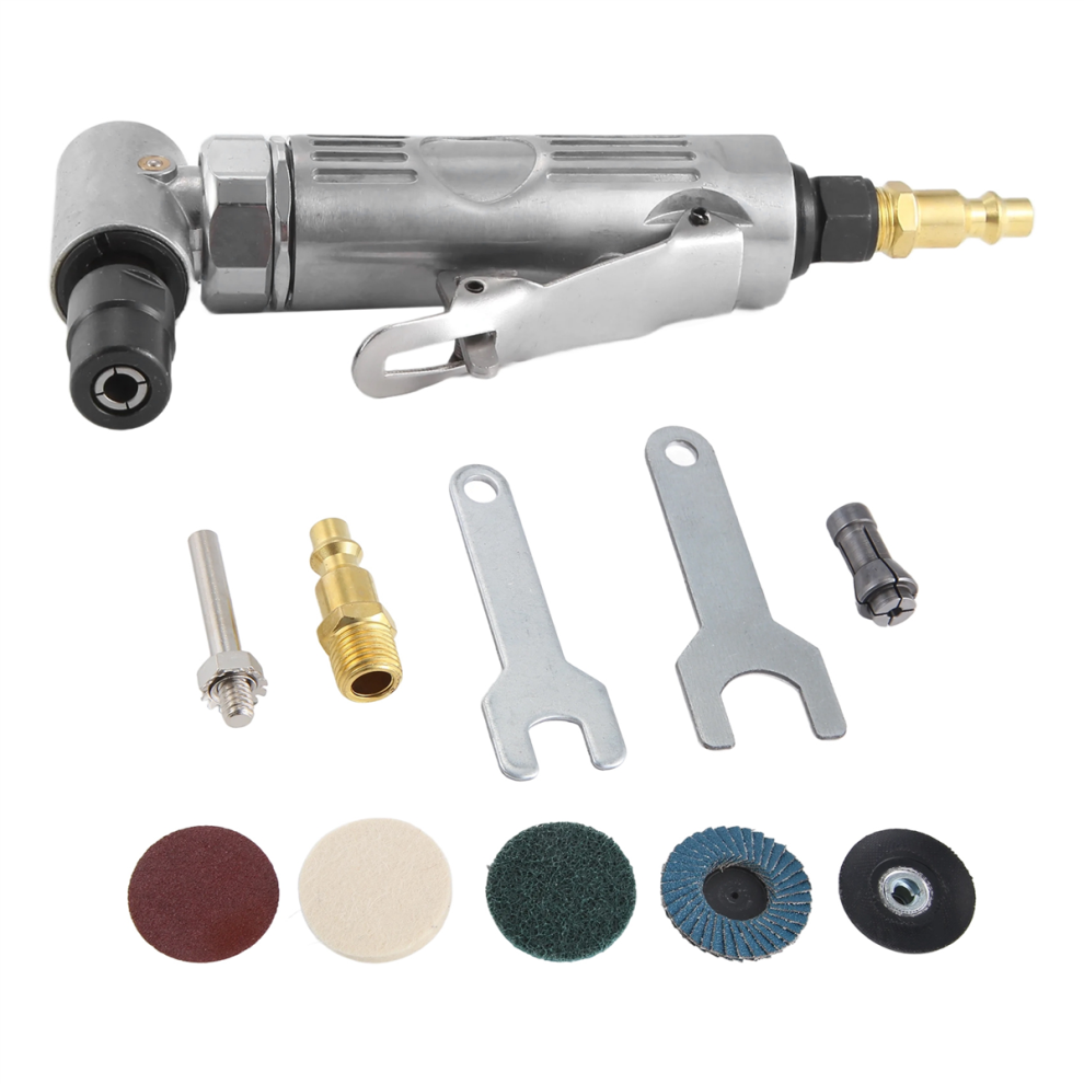 1/4 Inch Air Angle Die Grinder 90 Degree Pneumatic Grinding Machine 4711600357833