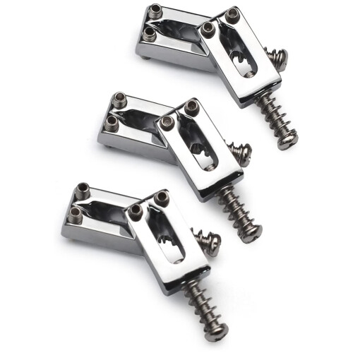 Selas de ponte de tremolo de guitarra de 10,5 mm, prata 2