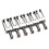 Selas de ponte de tremolo de guitarra de 10,5 mm, prata 2