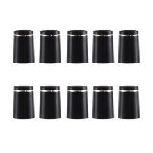 10 peças de adaptadores de manga de eixo de golfe 9,5 x 19 x 13,4 mm para eixos de golfe