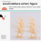 1:72 200/Conjunto de bonecos antigos de plástico amarelos 4