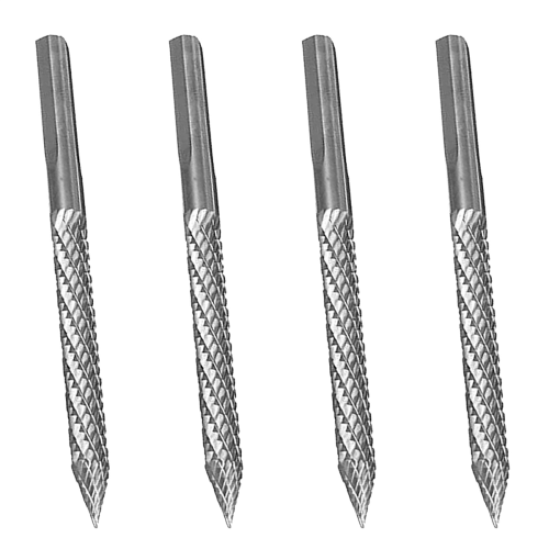 1/4In 6Mm High Carbide Steel Burr Bits