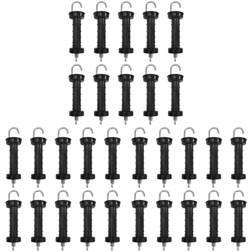 10 PCS Gate Handle for Electric Fence, Insulated Spring Tension
