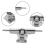 10 Pcs 29mm Fingerboard Trucks Finger Skateboard Deck with Nuts 7