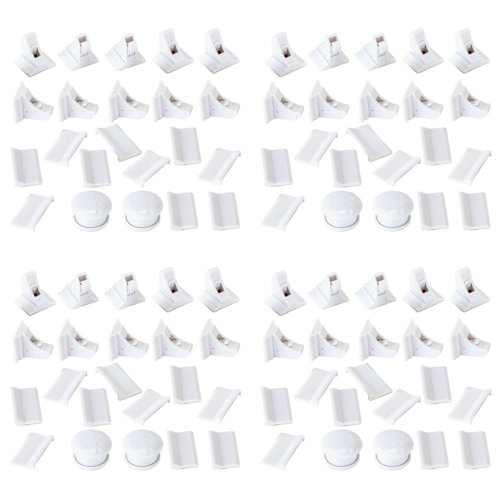 10+2 Magnetic Cabinet Locks Child Proof Cupboards Drawer