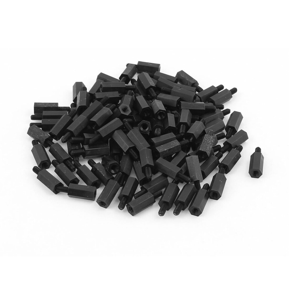 100Pcs M3 12Mm+6Mm Nylon Spacer Hex Stand-Off Pillar For Motherboard 4711600365258