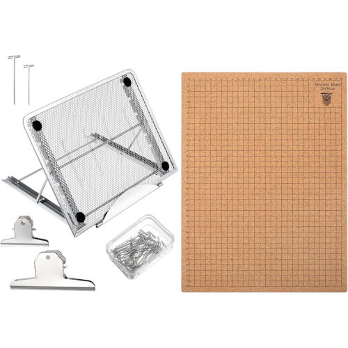 Kit de placa de macramê com 104 peças, placa de macramê de 12x16 polegadas e pinos
