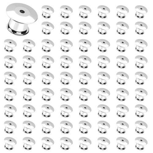100PCS Locking Pin Back Locking Pin Retainer Buckle,for Brooch Enamel