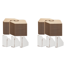 100Pack Cardboard Corner Protectors, Fit 1In,1.5In and 2.1In Frames