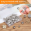 100PCS Locking Pin Back Locking Pin Retainer Buckle,for Brooch Enamel 5
