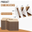 100Pack Cardboard Corner Protectors, Fit 1In,1.5In and 2.1In Frames 4