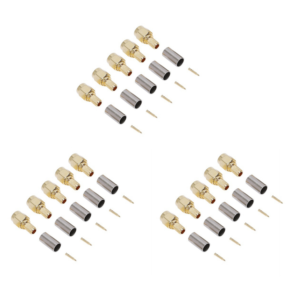 100Pcs Sma Male Plug Straight Crimp For Rg58 Connector Adapter 4712314148250