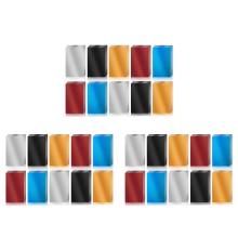 100 Pcs Metal Engraving Blanks Colorful Aluminum Sheet 86x54x0.2mm