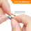 100PCS Locking Pin Back Locking Pin Retainer Buckle,for Brooch Enamel 3