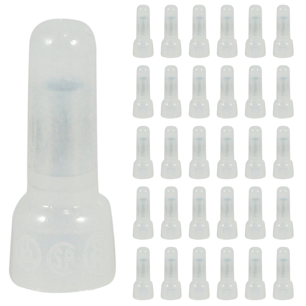 100Pcs Closed End Cap Connectors Wire Crimp Terminal 16-14 Awg 4711600364725