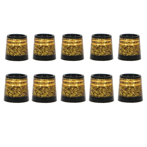 10Pcs Golf Ferrules Tip Size 0.370 Golf Sleeve Ferrule Gold