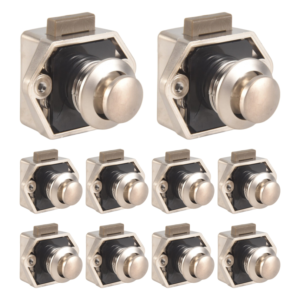 10Pcs Car Push Lock Rv Caravan Boat Motor Home Cabinet Latch 4712314152318
