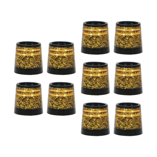 10Pcs Golf Ferrules Tip Size 0.370 Golf Sleeve Ferrule Gold 1