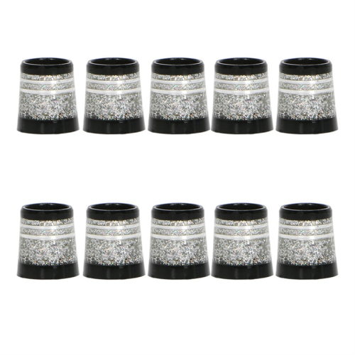10Pcs Golf Ferrules Tip Size 0.370 Golf Sleeve Ferrule Silver