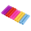 10pcs Assorted Colors Reusable Silicone Straws Tips Covers 6
