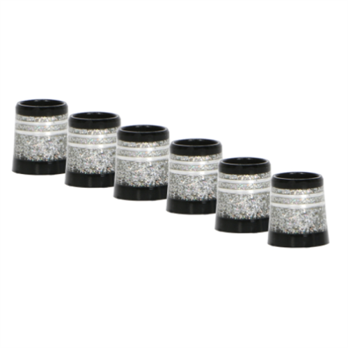 10Pcs Golf Ferrules Tip Size 0.370 Golf Sleeve Ferrule Silver 2