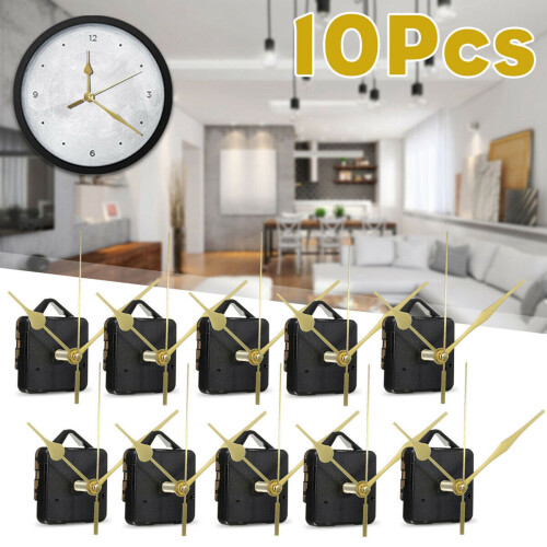 10Pcs DIY Movement Quartz Clock Movement Mechanism Repair Tools 1