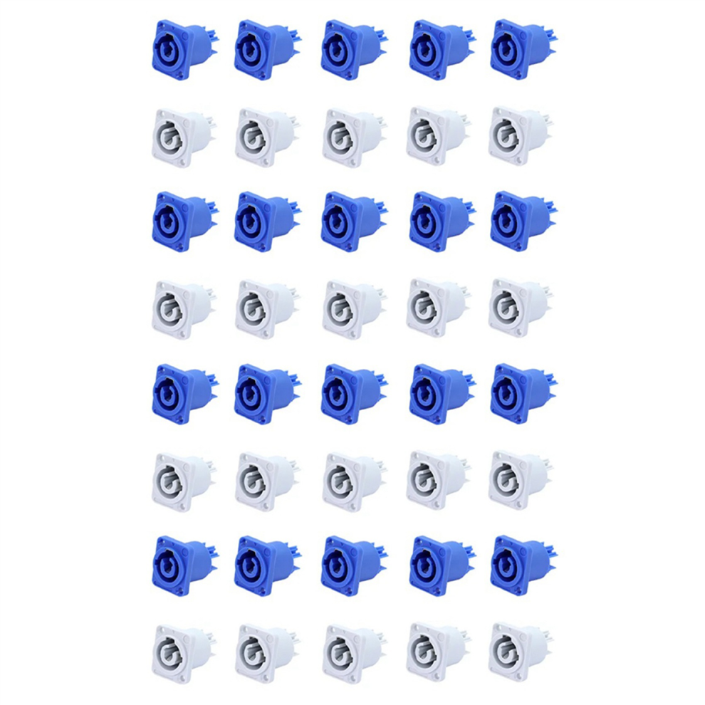 10Pcs 3 Pin 20A 250V Ac Powercon Connector Socket 4712314151144