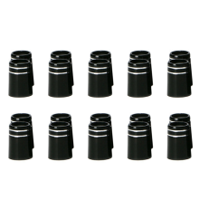 10pcs Golf Ferrule with Double Chrome Ring : 9.5x19x13.6mm