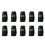 10pcs Golf Ferrule with Double Chrome Ring : 9.5x19x13.6mm 1