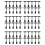 10PCS Adjustable Plastic Sign Holder,Clip-on Style Double Head 1