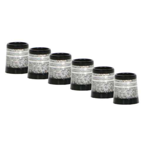10Pcs Golf Ferrules Tip Size 0.370 Golf Sleeve Ferrule Silver 1