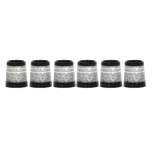10Pcs Golf Ferrules Tip Size 0.370 Golf Sleeve Ferrule Silver 2
