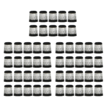 10Pcs Golf Ferrules Tip Size 0.370 Golf Sleeve Ferrule Silver