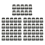 10Pcs Golf Ferrules Tip Size 0.370 Golf Sleeve Ferrule Silver 1