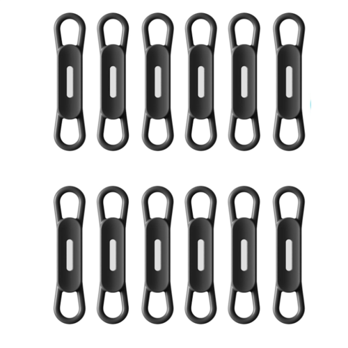 12 Pack Magnetic Pencil Holder Silicone Pen Holder for Refrigerator