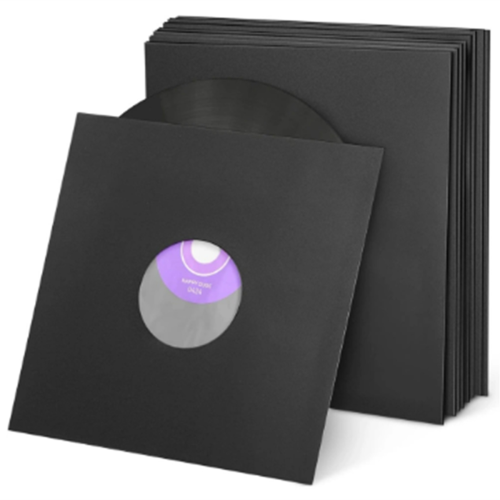 10 unidades de bolsa para discos de vinil, capa protetora de papel padrão