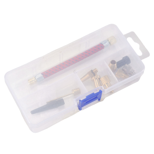 12Pcs/Set Airbed Pump Hose Adapter Nozzle Valve Connector Bike Tools 1
