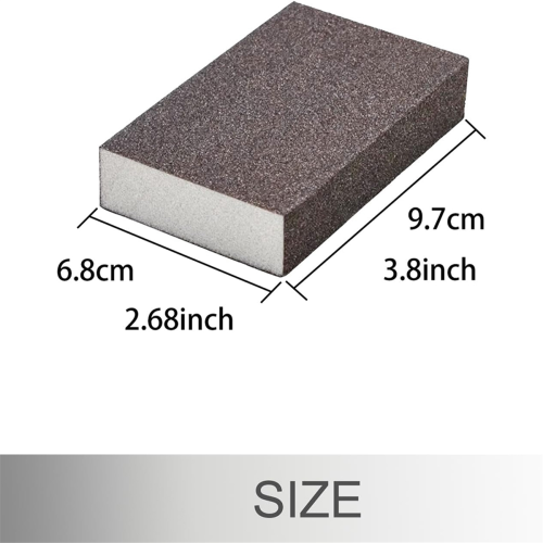 12Pcs Sanding Sponge 220 Grit Fine Sanding Blocks 2