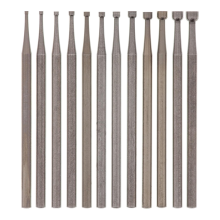 Conjunto de 12 brocas redondas com haste de 3/32 pol. para arredondar fios (0,8-3,0 mm)