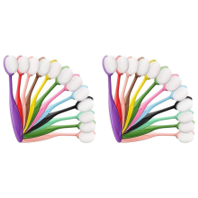12Pcs Colored Ink Blending Brushes, Crafting Ink Background Blender